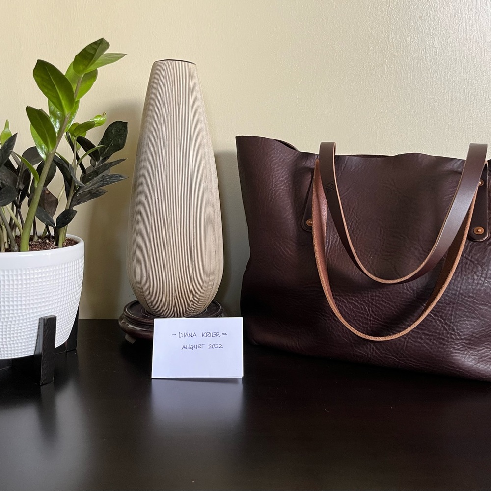 **PRICE DROP** Go Forth Goods Large Avery Tote - Mocha